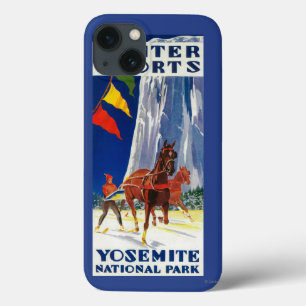 iPhone 13 Case Sports d'hiver chez Yosemite PosterYosemite, CA