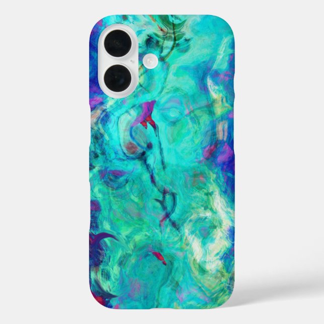 Coques Case-Mate iPhone Sprée d'eau violette (Verso)