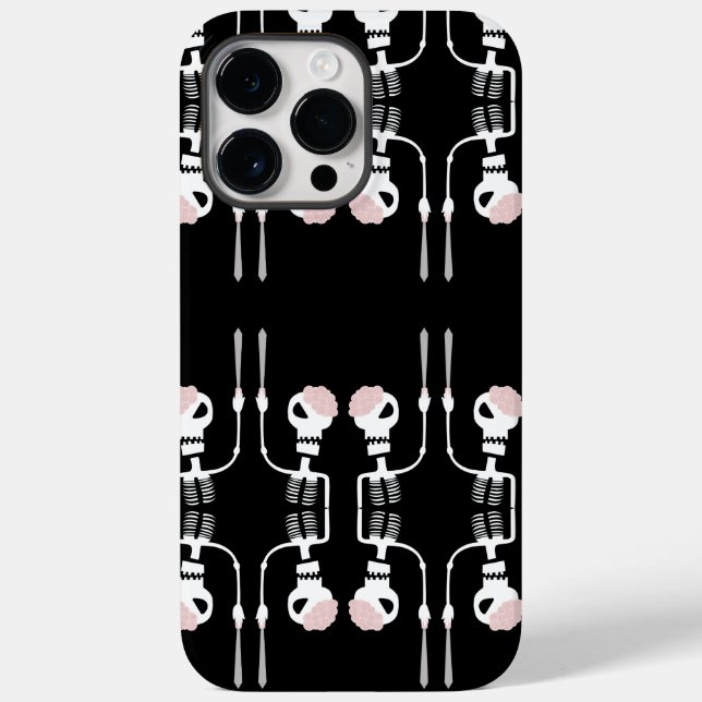 Coques Case-Mate iPhone squelette d'Halloween avec une épée  (Verso)