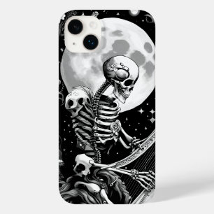 Coque Pour iPhone 14 Plus Squelette et Harpe III