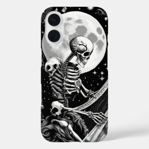 Coques iPhone 16 Squelette et Harpe III