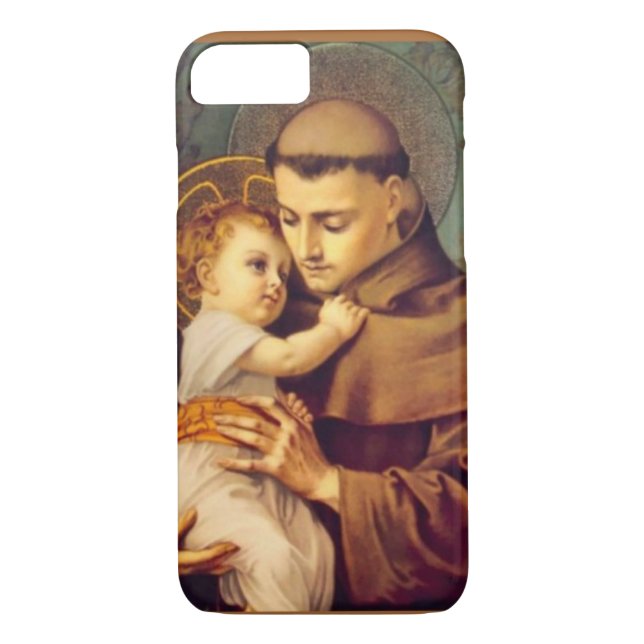 Coques Case-Mate iPhone St Anthony de bébé Jésus de Padoue (Dos)