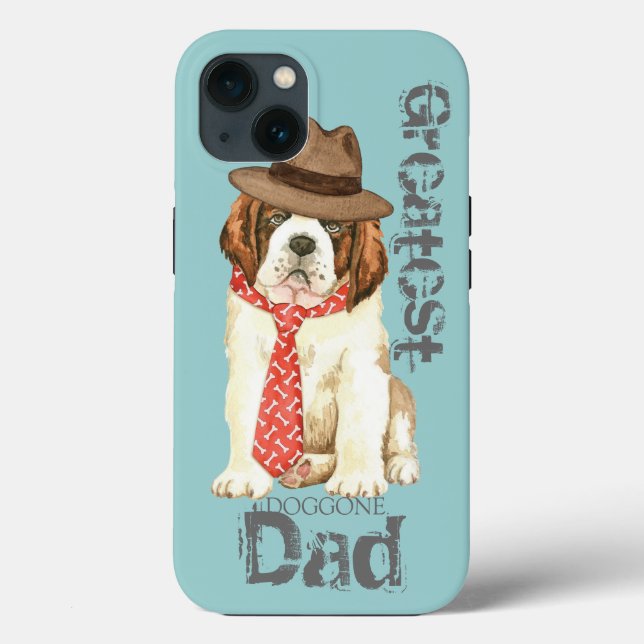 Coques Case-Mate iPhone St. Bernard Papa (Verso)