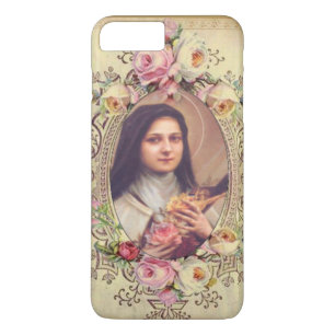 Coques Pour iPhone St Therese les petits roses blancs de la fleur