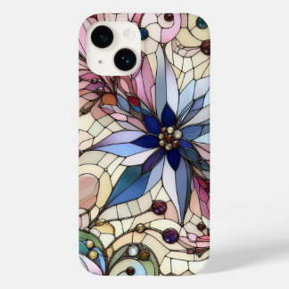Coque Pour iPhone 14 Stained glass flower 