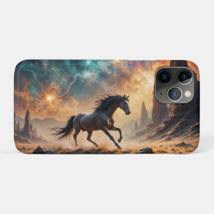Case-Mate iPhone Case Stallion du désert sauvage Nebula étoiles la foudr