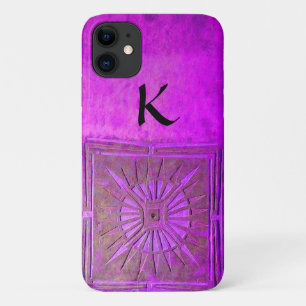 Coque Case-Mate Pour iPhone STAR DU MATIN, Violet, Noir, Monogramme