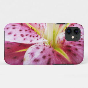 Coque iPhone 11 Stargazer Lily brillant Magenta Floral