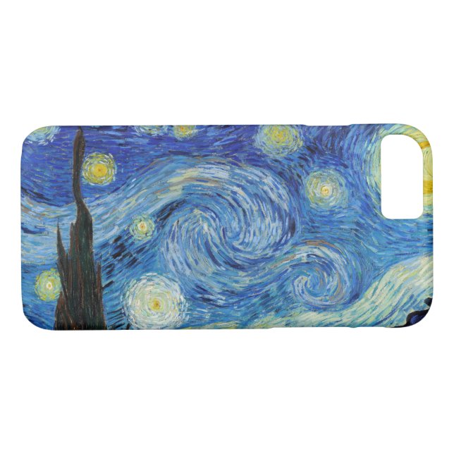Coques Case-Mate iPhone Starry Night, Vincent van Gogh (Dos (Horizontal))