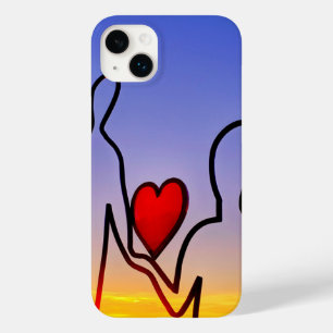 Coque Pour iPhone 14 Plus statue d'amour