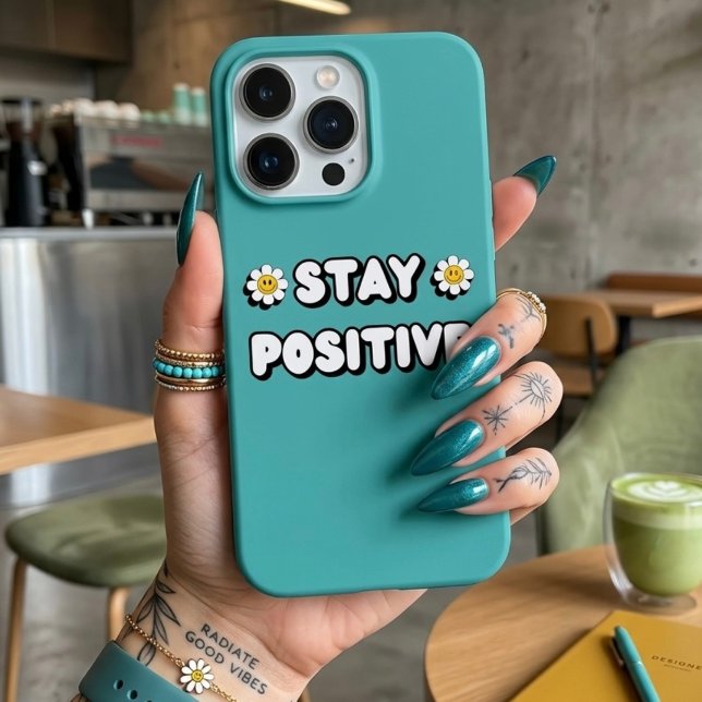 Coques Case-Mate iPhone Stay Positive (Créateur téléchargé)
