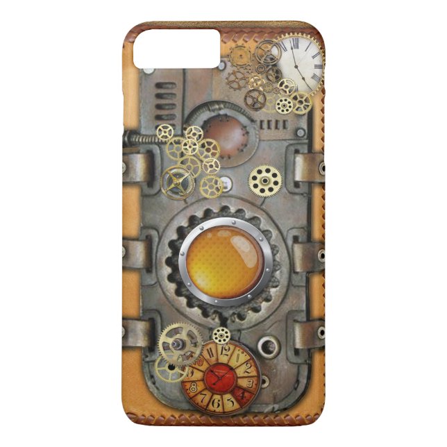 Coques Case-Mate iPhone Steampunk en cuir (Dos)