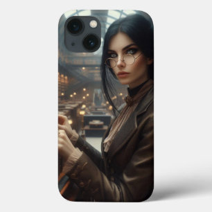 Case-Mate iPhone Case Steampunk Vintage Victorian Lady Librairie