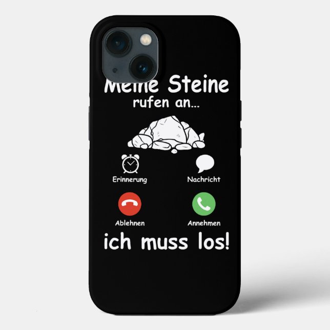 Coques Case-Mate iPhone Steine Call Ich Muss Los Géologue Funny Géologue (Verso)