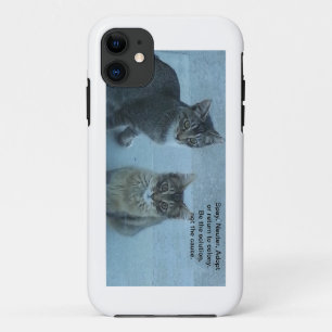 Coque Case-Mate Pour iPhone Stérilisez, changez, adoptez