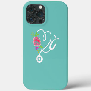 Case-Mate iPhone Case Stethoscope Fleur Docteur Infirmière Physique