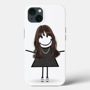 Case-Mate iPhone Case Stick Girl en Basket avec cheveux