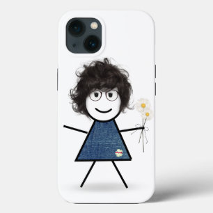 Case-Mate iPhone Case Stick Girl with Daisies