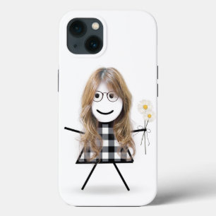 Case-Mate iPhone Case Stick Girl with Daisies