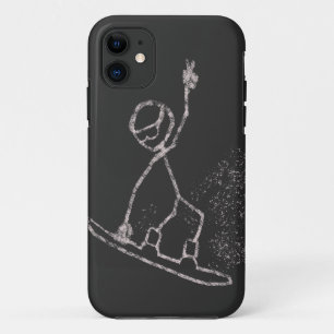 Case-Mate iPhone Case Stickman saut air nez attraper paix
