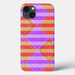 Etui iPhone 13 Stripes, Diamants, Spot Motif par Shirley Taylor