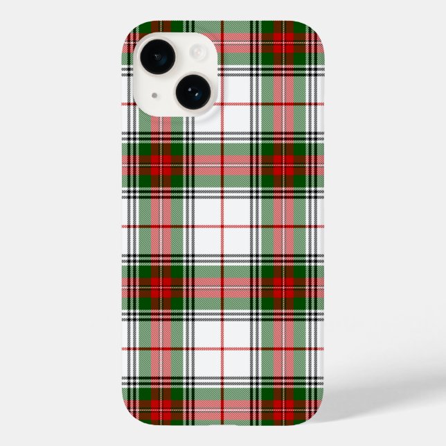 Coques Case-Mate iPhone Stuart / Stewart Red Green White Plaid (Verso)