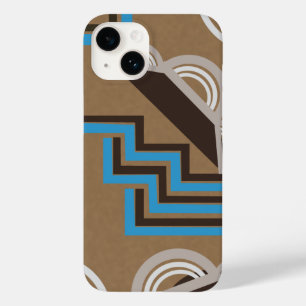 Coque Pour iPhone 14 Style Art Déco Design abstrait