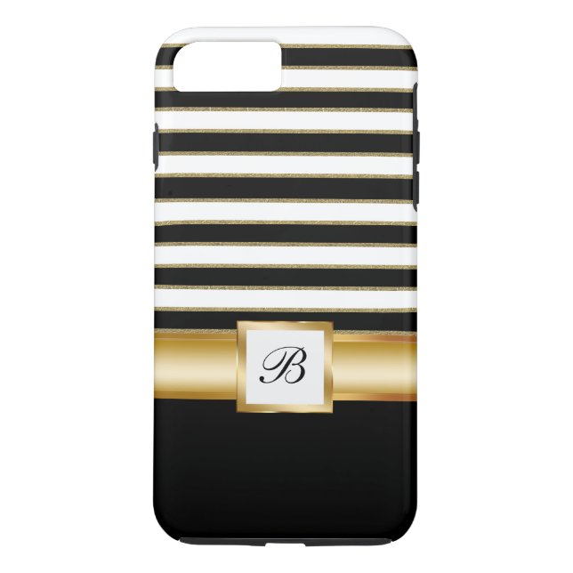 Coques Case-Mate iPhone Style de luxe d'or (Dos)