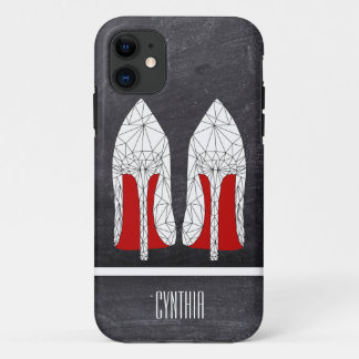Coque iPhone 11 Style de triangle de maille de STYLETS dans le