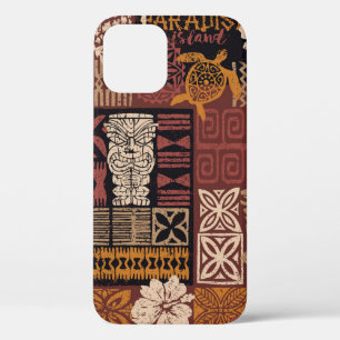 Case-Mate iPhone Case Style hawaïen motif tribal tissu patchwork