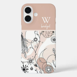 Coques iPhone 16 Style minimaliste Terre Abstraite