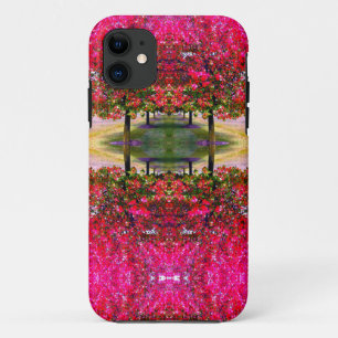 Case-Mate iPhone Case Style monet rose paysage d'automne, feuille rose