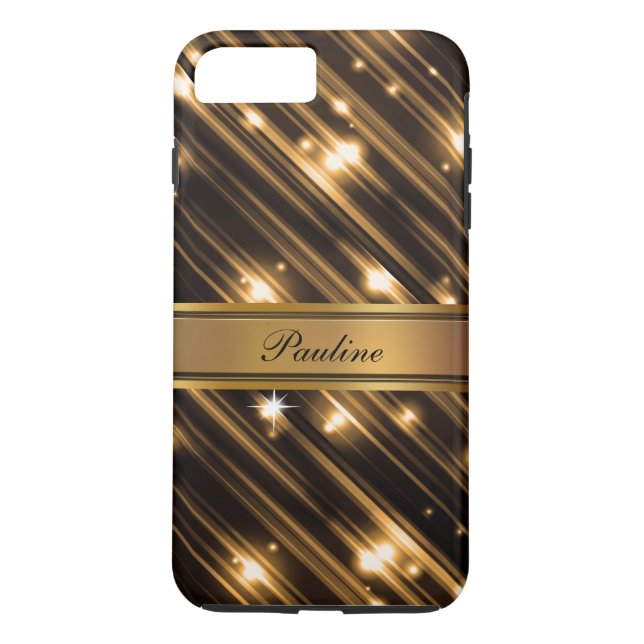 Coques Case-Mate iPhone Style Monogramme Clinquant (Dos)