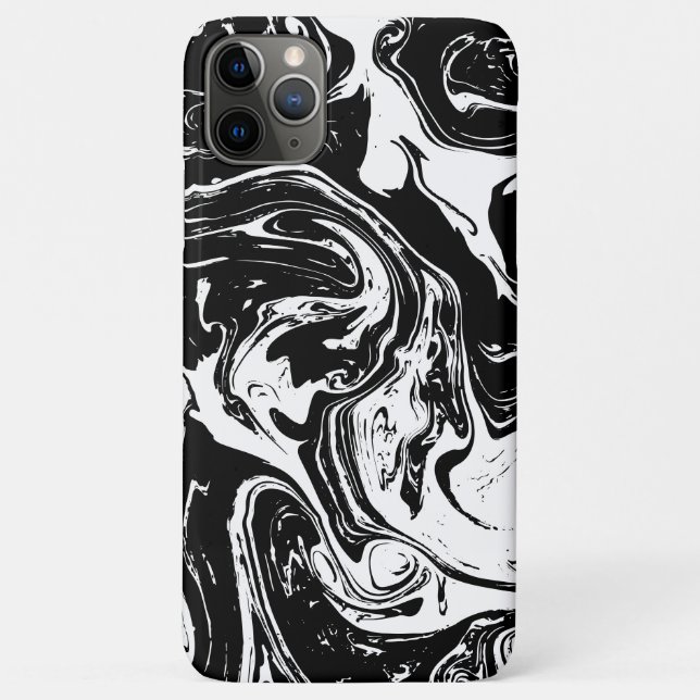 Coques Case-Mate iPhone Style noir et Marbre blanc (Dos)