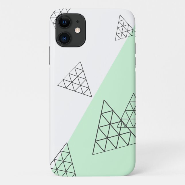 Coques Case-Mate iPhone Style Pyramide Triangle Formes Pastel (Dos)