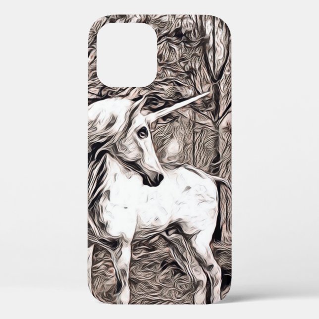Coques Case-Mate iPhone Style rustique - Unicorn (Verso)