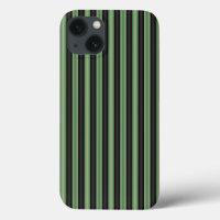 Style Vintage Olive Sage Vert noir 3D rayé