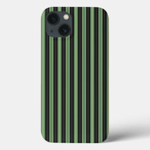 Case-Mate iPhone Case Style Vintage Olive Sage Vert noir 3D rayé