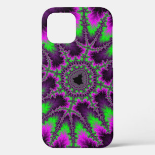 Case-Mate iPhone Case Style violet, vert et rose fractal