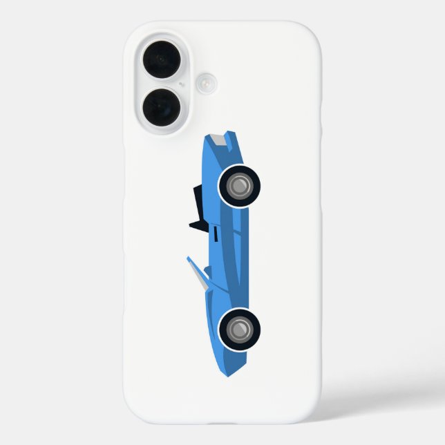 Coques Case-Mate iPhone Stylisé voiture de sport convertible (Verso)