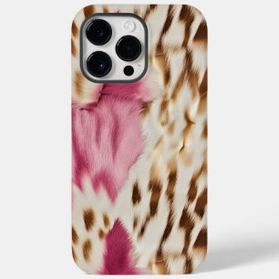 Coque Pour Pour iPhone 14 Pro Max Stylish Girly Rose White Gold Zebra