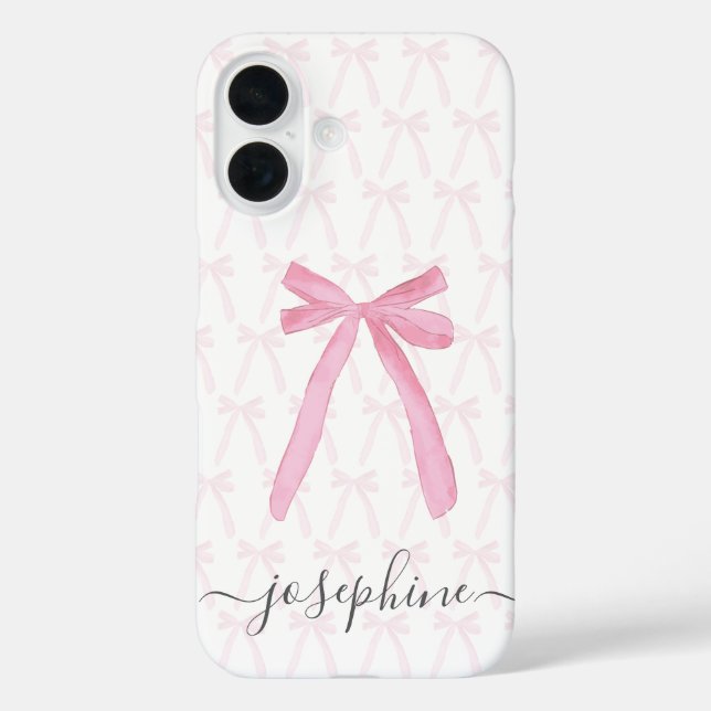 Coques Case-Mate iPhone Stylo mignon rose esthétique Bois à ébène personna (Verso)