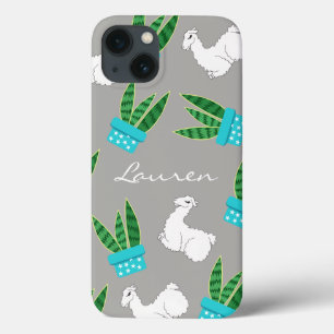 Case-Mate iPhone Case Succulents tendance & Llama dormant Personnalisé