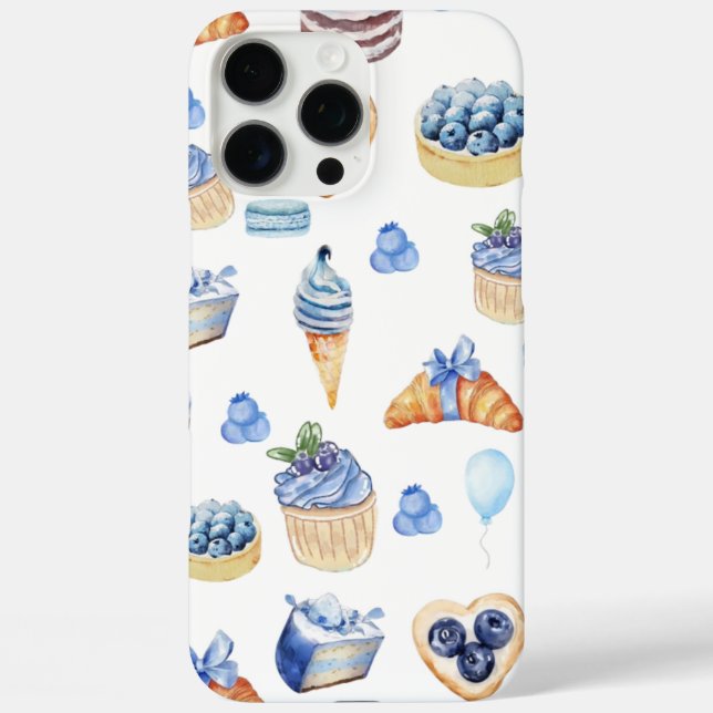 Coques Case-Mate iPhone Sucreries Myrtille (Verso)