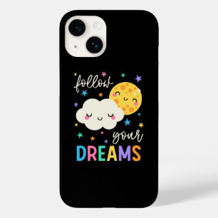 Coque Pour iPhone 14 Suivez vos rêves   Cloud & Moon