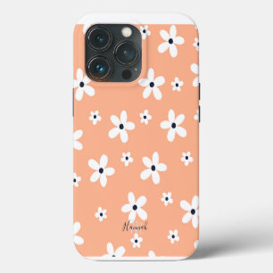 Case-Mate iPhone Case Summer Boho White Daisy Flowers