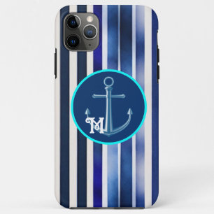 Case-Mate iPhone Case Summer Popular Navy Blue Boat Stripes Collection