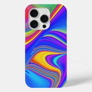 Coque iPhone 15 Pro Summerfeel, Rainbowart 3D Abstrait
