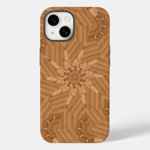 Coque Pour iPhone 14 Sun Deck - Bois Starburst Mosaic