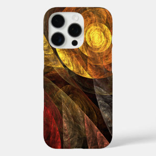 Coques iPhone 16 Pro Sun Flower Floral Moderne Art Motif Abstrait